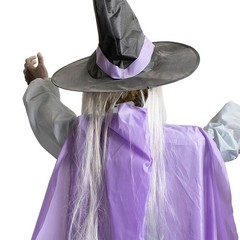 Halloween Animated Hovering Witch Animatronics Halloween Decorations Outdoor JQ