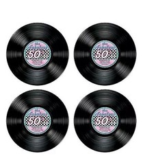 50’s Record Cutouts Decorations