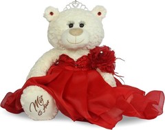 Large 20” Quinceañera Teddy Bear Centerpiece – Elegant Dress, Oversized Keeps…