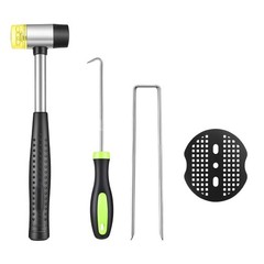 Yard Anchors Landscape Staples Turf Anchors Pick Hook Tool Works On Hard Soil