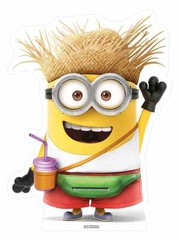 Vacation Minion Despicable Me 3 Minions Mini Cardboard Cutout / Standup Standee