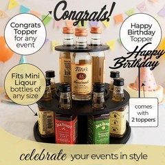 Shot Cake Party Display For Mini Liquor Bottles 21St Birthday Holiday