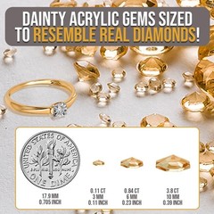 Sophisticated Acrylic Table Confetti for Special Occasions