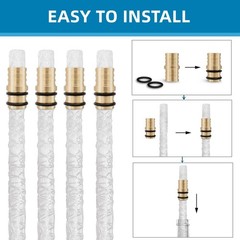 Wine Bottle Torch Kit, Long Life Torch Wicks for Tiki Torch with Brass Torch …
