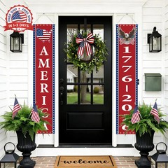 250th Anniversary American Banners – 2 Pack 4th of July Decorations Banner – 177