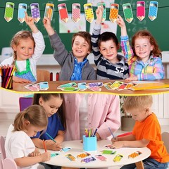 120 Pcs Pencil Paper Cutouts Name Tags Back To School Bulletin Board Decor