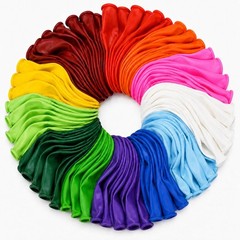 120 PCS Balloons Assorted Colors, 12 Inch Latex Balloons Bulk with 12 Bright …