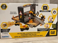 CAT Construction Trucks Little Machines Birthday Party Toppers w/ Plates & Cups