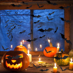 60 PCS Halloween Bats Decoration, 4 Different Sizes Realistic PVC Black 3D Scary