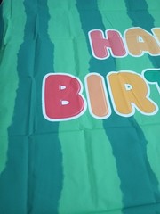 7x5ft Cartoon Watermelon Themed Birthday Party Backdrop Decorations Supplies S-1