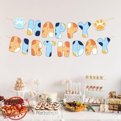 KFBlaiming Cartoon Birthday Banner Multicolor 9