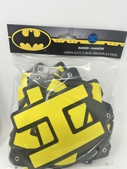 Batman Birthday Party Decorations Birthday Banner, Tablecloth, 12 Piece Set