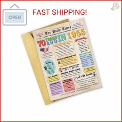 OJsensai Vintage 70th Birthday Gifts Decorations for Him Men, Happy 70 Years Old