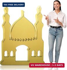 Thyle 5 ft Arabian Mosques Stand-up Cardboard Cutout Life Size Ramadan Eid Mosqu