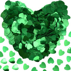 60G Love Heart Table Confetti 15Mm Party Glitter Sequins Plastic Confetti Sprink