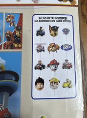 Paw Patrol Scene Setters With Props. Happy Birthday Party Decoration Poster Mask