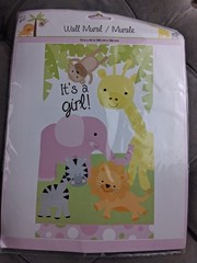 Baby Shower Decorations Girl 48 Plates 100 Napkins 2 Banners Wall Mural