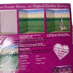 Disney Princess Cinderella & Castle Scene Setters Party Supply Wall Decorations