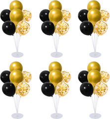 6 Set Balloon Stand Kit for Table Centerpieces with Balloon and Base Party Decor