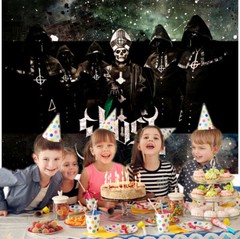 Ghost Birthday Decor Party Supplies Backdrop Banner Poster Vinyl for Kids