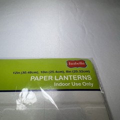 Renewing Minds Gray Red Green Spheres 3 Per Pack 3 12″ 10” 8″ Paper Lanterns