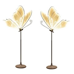 2PC Butterfly Floor lamp,Ceiling Lamp,for Wedding Party Decorations Props New-