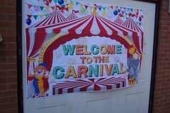 Carnival Circus Tent 6x4ft Childrens Birthday Party Photo Background Banner
