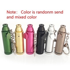2Pcs Party Storage Box Kitchen Spice Metal Bottle With Keychain Dispenser Bullet