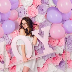 Pink and Purple Balloons 100 Pack 12 inch Light Pink Purple Latex Balloons fo…