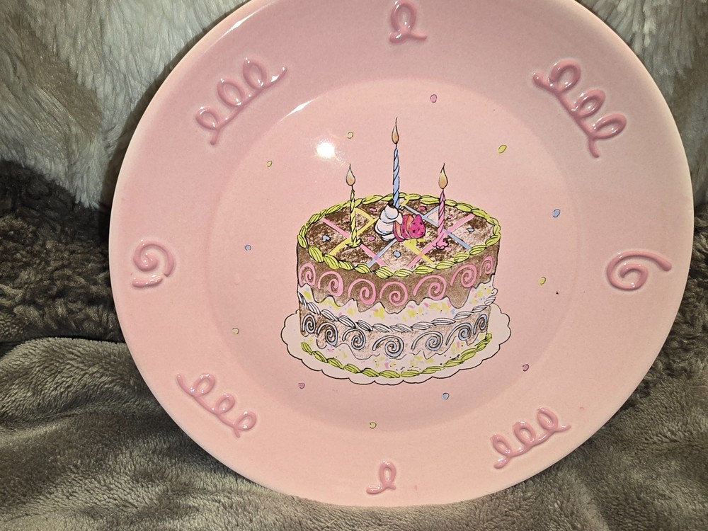 Mini Birthday Cake Photo Prop Plate- ideal for Smash Cakes, Cupcakes, 1st b-days