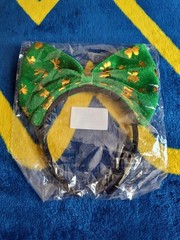 St. Patrick’s Day Bday Party Set Headband Window Clings Cake Topper 2yo Shamrock