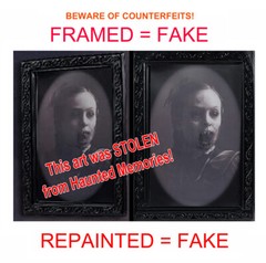 Horror Pictures LO Halloween Changing Face Ghost Photo ~ Beware of frame FAKES!