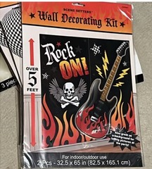 rock and roll party decorations Scene Setter, Table Toppers , Paper Lanterns