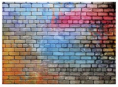7X5FT Colorful Brick Wall Backdrop Photography Studio Props Photo Background …
