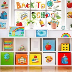 Assorted 51 Paper Cutouts for Back to School – Perfect for Classrooms & Parties
