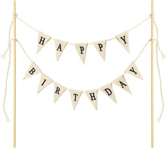 Happy Birthday Cake Toppers Bunting Happy Birthday Cake Banner Garland | Happy B