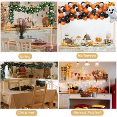 Tabletop Rod Stand Arch Over Table Decoration Metal Frame For Wedding Party DIY