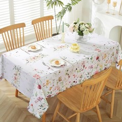 MATIRUG Spring Summer Tablecloths for Rectangle Tables 52×70 Inch, Washable W…