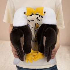 Bald Eagle Stuffed Animal Plush Toy Soft American Eagle Plush for Kid Home Decor