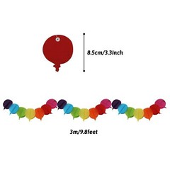 Fiesta Paper Fan Party Decorations Set, Multicolor Cinco De Mayo Pom Poms Pen…