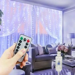 New Year 2026 Holiday Party Birthday Decoration LED 8 Mode Christmas Light USB