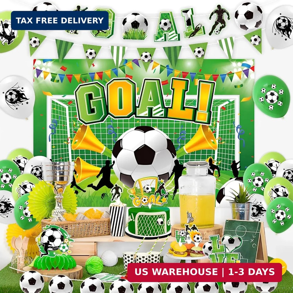 World Cup Party Decorations 2026, Complete Celebration Kit, Party Supplies for F