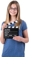 12-Count Movie Clapboard Decorations – Hollywood Party Supplies 7»x8»