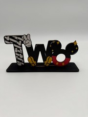 Mickey Mouse 2nd Birthday Party Centerpiece & Cupcake Stand Decoration Set