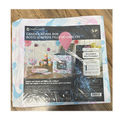 Snap-N-Store Gender Reveal Box Multicolor Paper Party Decoration