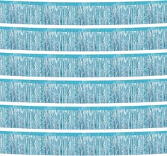 6 Pack 10 Feet Red Silver Foil Fringe Garland Metallic Tinsel Streamers Banner