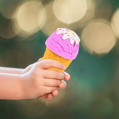 Simulated Ice Cream Cone Model Artificial Food Prop Photography Shop Decor