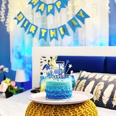 Glittery Royal 13th Birthday Cake Topper Set – Personalized Party Decor