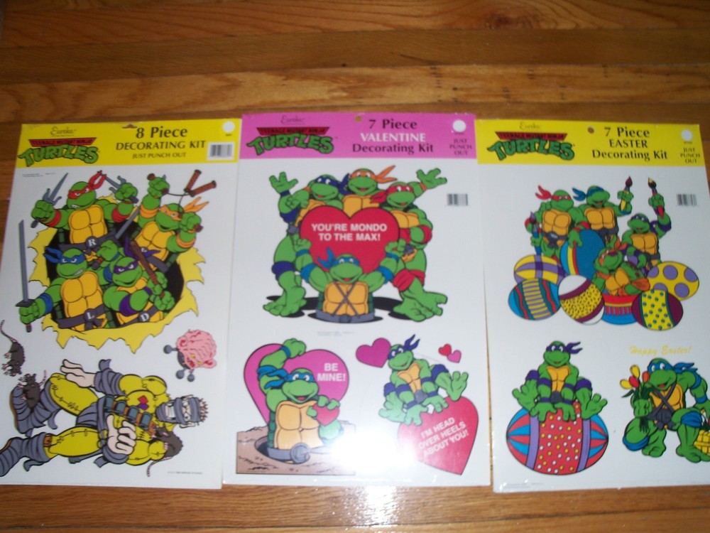 Ninja Turtle Decoration 18.5″ x 12″ Vintage Eureka U Pick NOT a LOT