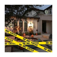 1.9inch x 82Feet Halloween Decorations Caution Tape Roll Halloween Caution Ta…